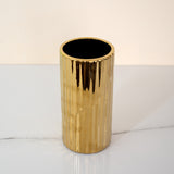 Golden Decorative Table Vase Small