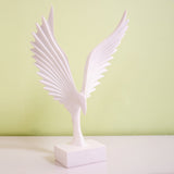 Resin Eagle Wings Table Decor Statue