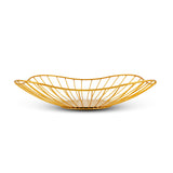 Golden Metal Fruit Basket