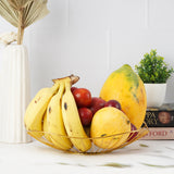 Golden Metal Fruit Basket