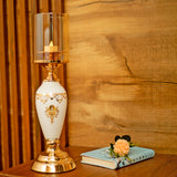 The Sunshine Synergy Luxurious Gold Candle Holder Set for Elegant Home Decor and Special Occasions (Regular) - qbox_decor