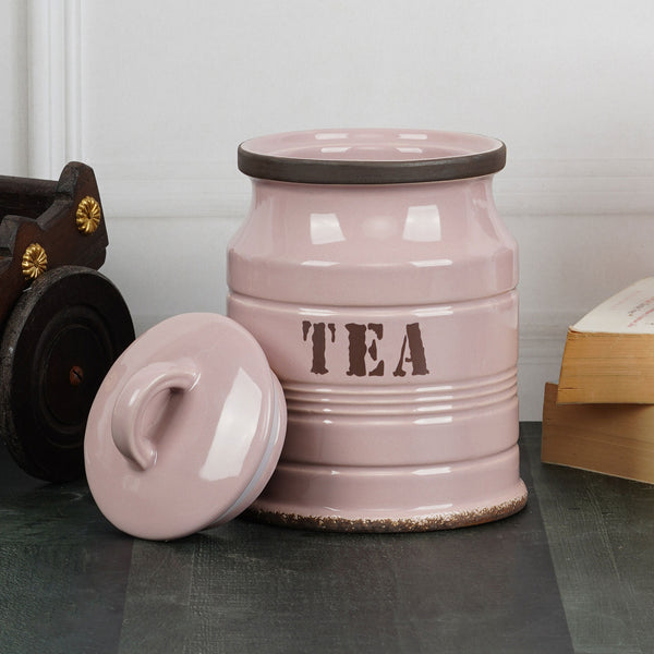 Rosa Kitchold Rose Gold Kitchen Storage Canisters for Coffee, Sugar, and Tea - qbox_decor