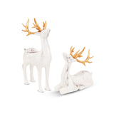 Belta Snowy Oro-Horn deer Couple - qbox_decor