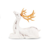 Belta Snowy Oro-Horn deer Couple - qbox_decor